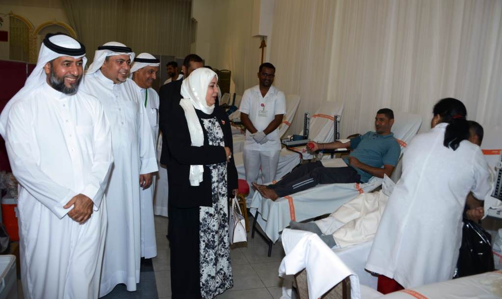 تحت رعاية سعادة وزيرة الصحة - حملة مدينة حمد للتبرع بالدم "بدمك تنبض الحياة" تحصد 117 كيس دم