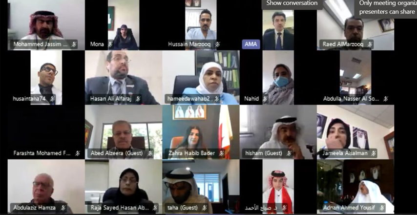 بحضور رئيس وأعضاء مجلس أمناء المستشفيات الحكومية اللقاء التنسيقي الأول لمجلس أمناء المستشفيات الحكومية مع منتسبي مجمع السلمانية الطبي