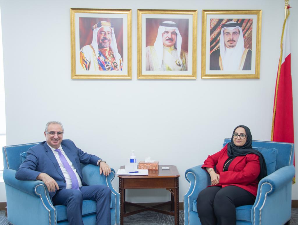 سعادة وزيرة الصحة تجتمع مع سفير دولة إسرائيل لدى مملكة البحرين