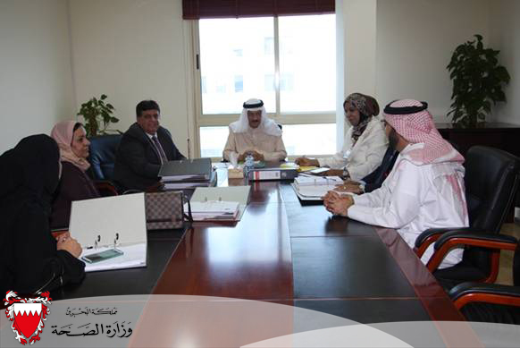 Met the accompanied delegation to make sure of all required preparations - The  minister “Al shihaby”  presides Bahrain Delegation in the  meetings  of the ordinary session (41) of the Arabian ministers of Health