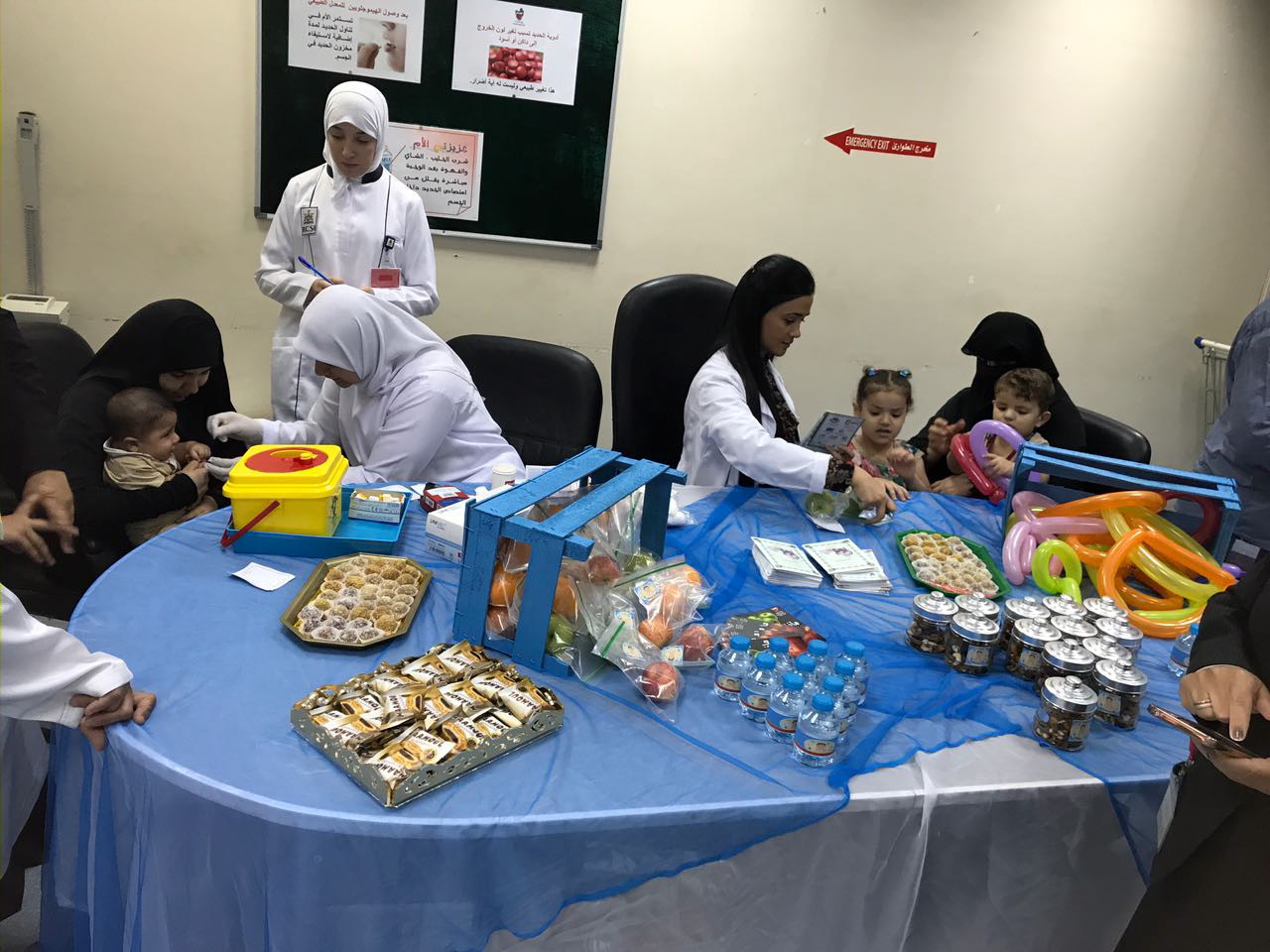  مركز مدينة حمد الصحي ينظم فعالية - طفلك وفقر الدم الحديدي