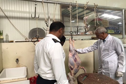 حملة تفتيش على اللحوم في الأسواق استعدادا لشهر رمضان