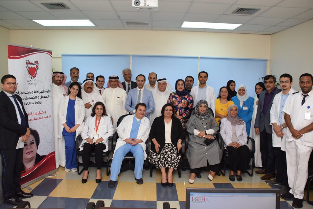 وحدة الحروق تستقبل ١٤٢ حالة حرق منذ بداية العام الجاري - وكيلة الصحة " بوعنق" تتفقد وحدة الحروق بالسلمانية وتوجه لاستخدام تقنية الليزر