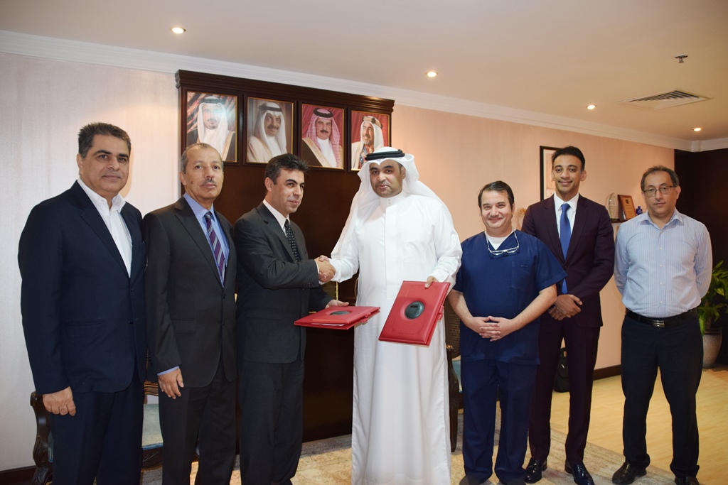 للارتقاء بالخدمات الصحية المقدمة في مجال زراعة الأعضاء .. توقيع اتفاقية زراعة الأعضاء بين وزارة الصحة في مملكة البحرين ومؤسسة الزهراوي الطبية من المملكة الأردنية الهاشمية ..