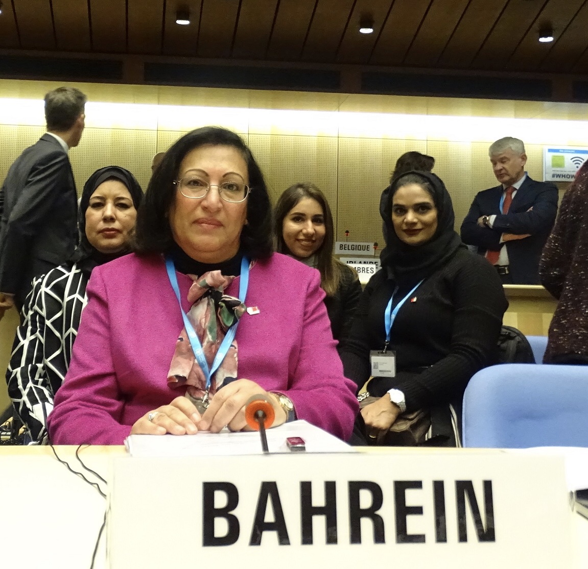 Minister of Health presides Bahrain delegate taking part in the works of 144th cycle of WHO Executive Board 