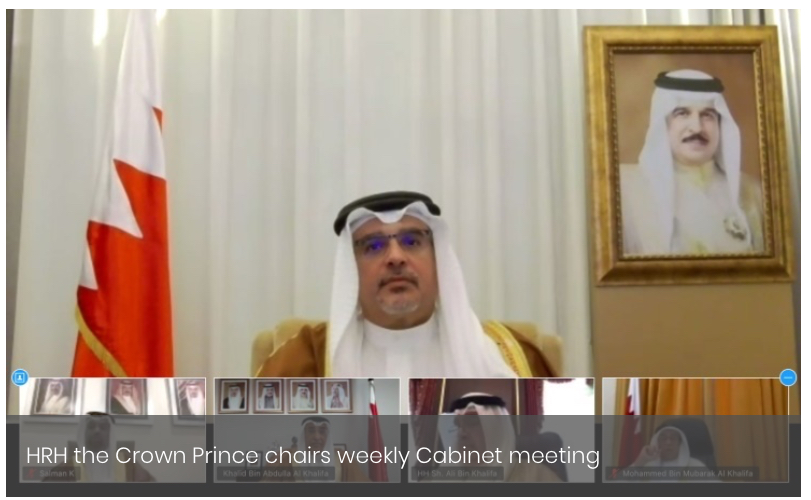 HRH the Crown Prince chairs weekly Cabinet meeting