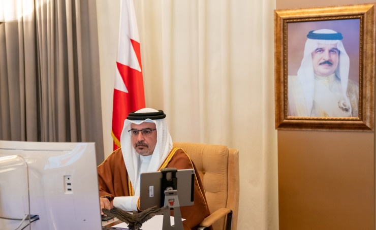 HRH the Crown Prince chairs the weekly Cabinet meeting