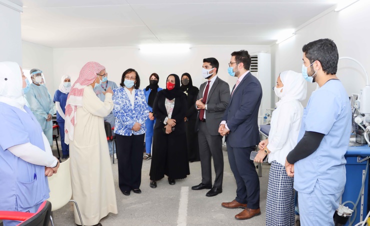 SCH President inaugurates new COVID-19 drive-through checkup centre