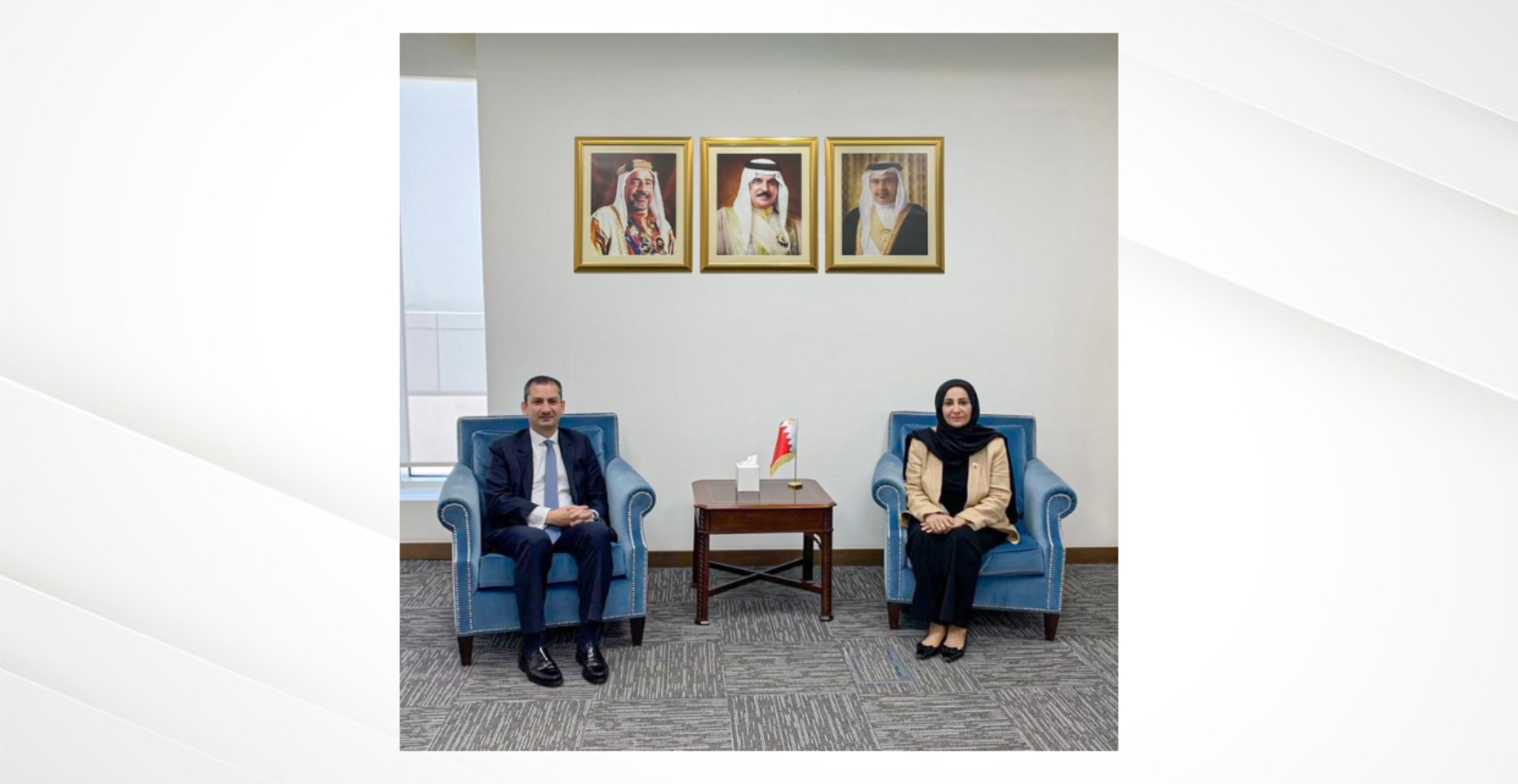 Minister of Health Receives the Ambassador of the Republic of Cyprus to the Kingdom of Bahrain