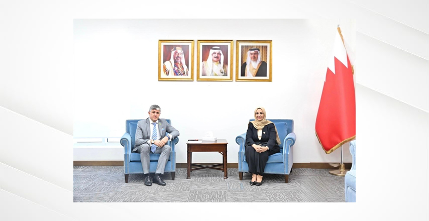 وزيرة الصحة تستقبل سفير أوكرانيا المعين لدى مملكة البحرين