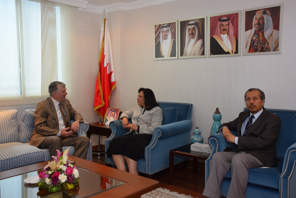 Minister of Health discusses methods of collaboration in health with the Irish Ambassador